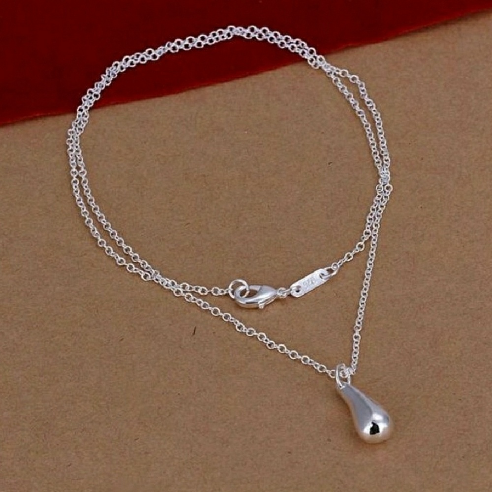 925 S Sterling Silver Minimalist Necklace - Picture 2 of 3